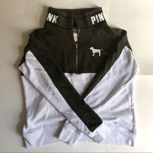 VS PINK half zip sweatshirt